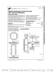 ADC0819CCVX datasheet pdf National Semiconductor