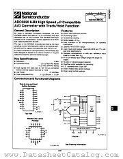 ADC0820BCM datasheet pdf National Semiconductor