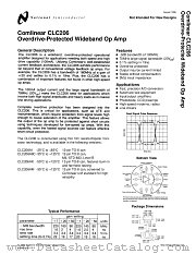 CLC206A8AC datasheet pdf National Semiconductor