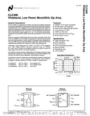 CLC406AJM5X datasheet pdf National Semiconductor