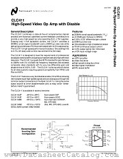 CLC411AJE-TR13 datasheet pdf National Semiconductor