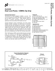 CLC416AJE datasheet pdf National Semiconductor