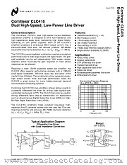 CLC418AJE datasheet pdf National Semiconductor