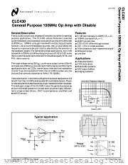 CLC430AJP datasheet pdf National Semiconductor
