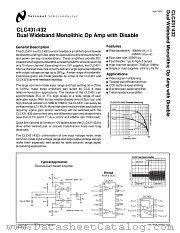 CLC432AJP datasheet pdf National Semiconductor