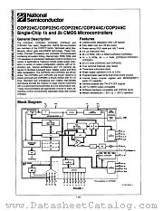 COP244C-N datasheet pdf National Semiconductor