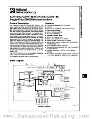 COP310C-WM datasheet pdf National Semiconductor
