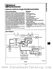 COP313L-WM datasheet pdf National Semiconductor