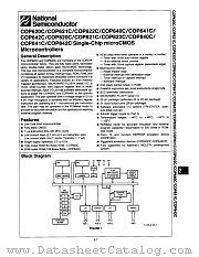 COP641C datasheet pdf National Semiconductor