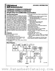 COP8622C datasheet pdf National Semiconductor
