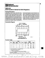 DM54166J datasheet pdf National Semiconductor