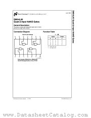 DM54L00J_883 datasheet pdf National Semiconductor