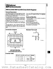 DM74LS498N datasheet pdf National Semiconductor