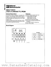 DM74S572V datasheet pdf National Semiconductor