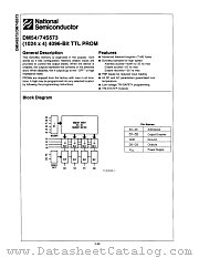 DM54S573BJ datasheet pdf National Semiconductor
