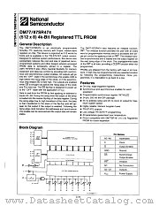DM77SR474BJ datasheet pdf National Semiconductor