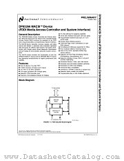 DP83266VF-MPC datasheet pdf National Semiconductor