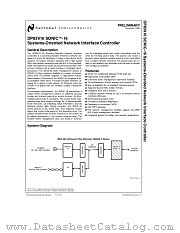 DP83916MDC datasheet pdf National Semiconductor