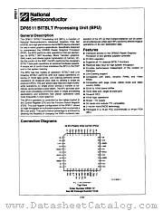 DP8511V datasheet pdf National Semiconductor