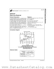 DS75107MX datasheet pdf National Semiconductor