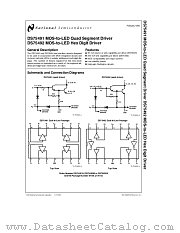 DS75492MX datasheet pdf National Semiconductor