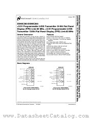 DS90C385MTDX datasheet pdf National Semiconductor