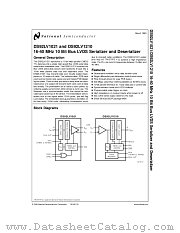 DS92LV1210MDC datasheet pdf National Semiconductor