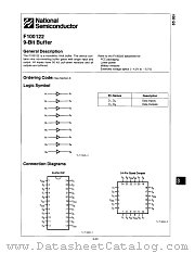 F100122 datasheet pdf National Semiconductor