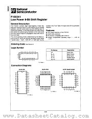 F100341 datasheet pdf National Semiconductor