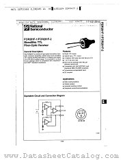 FOR261F-2 datasheet pdf National Semiconductor