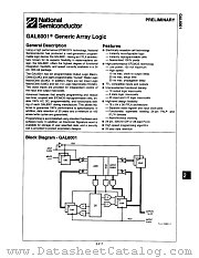 GAL6001-30LNI datasheet pdf National Semiconductor