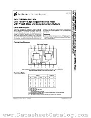 JM38510_00205BC datasheet pdf National Semiconductor