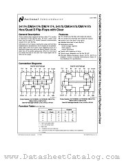 JM38510_01701BE datasheet pdf National Semiconductor