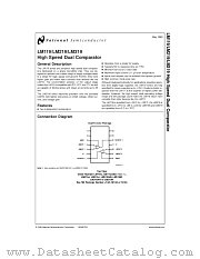 LM119J-MLS datasheet pdf National Semiconductor