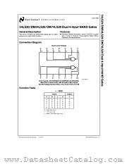 JM38510_30007SD datasheet pdf National Semiconductor