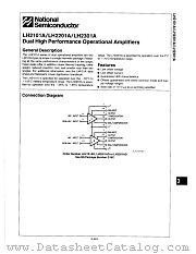 LH2201AD datasheet pdf National Semiconductor