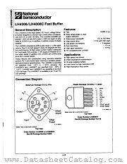 LH4008CK datasheet pdf National Semiconductor
