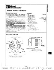 LH4009K datasheet pdf National Semiconductor