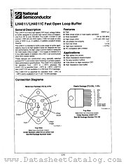 LH4011CK datasheet pdf National Semiconductor