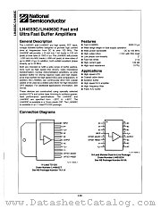LH4063CT datasheet pdf National Semiconductor
