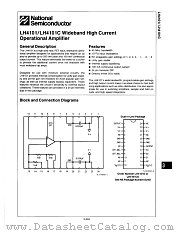 LH4101D datasheet pdf National Semiconductor