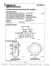 LH4200CD datasheet pdf National Semiconductor