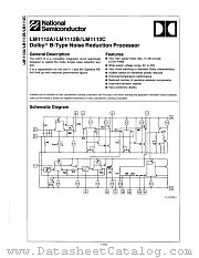 LM1112BN datasheet pdf National Semiconductor