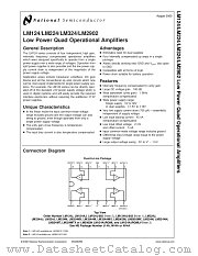 LM124AD-MLS datasheet pdf National Semiconductor