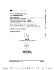 LM136-5.0MW8 datasheet pdf National Semiconductor