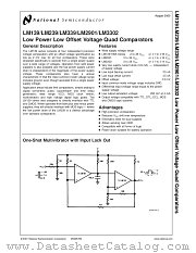 LM139AF-MCP datasheet pdf National Semiconductor