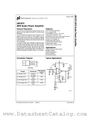 LM1875DWF datasheet pdf National Semiconductor
