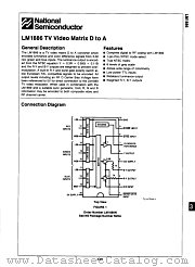 LM1886N datasheet pdf National Semiconductor