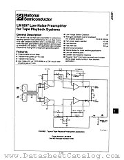 LM1897N datasheet pdf National Semiconductor