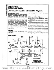 LM2065N datasheet pdf National Semiconductor
